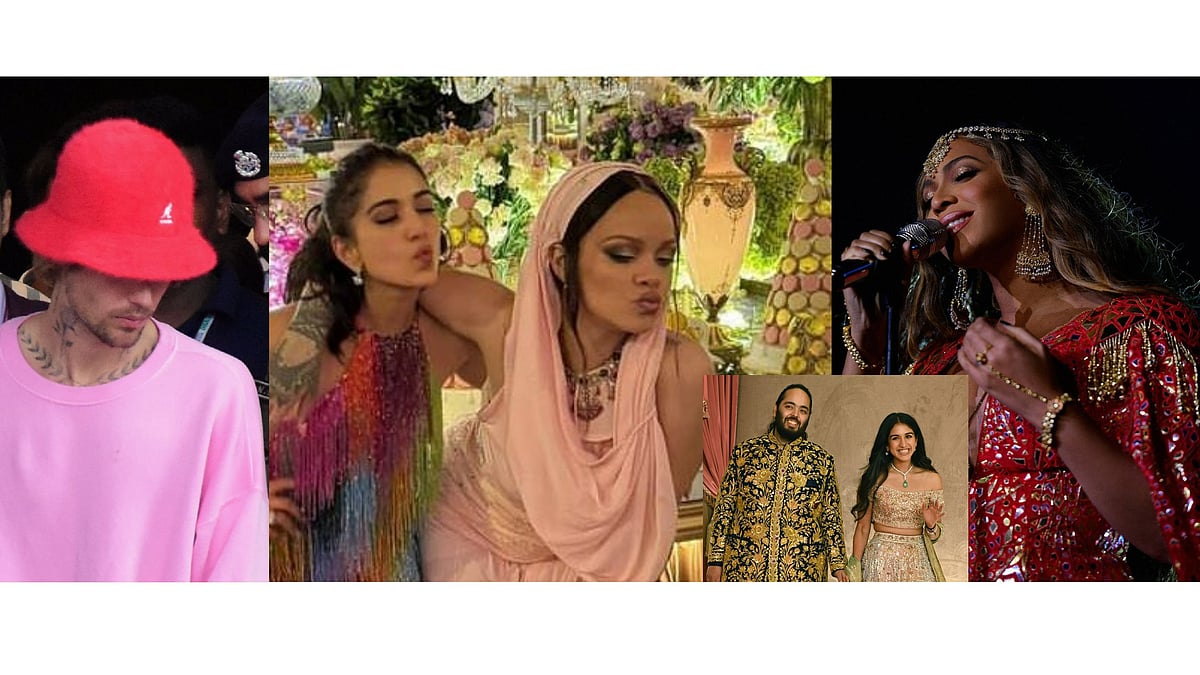 Various Hollywood stars have graced the weddings of  Indian billionaire family, the Ambani family.  - Getty images/X
